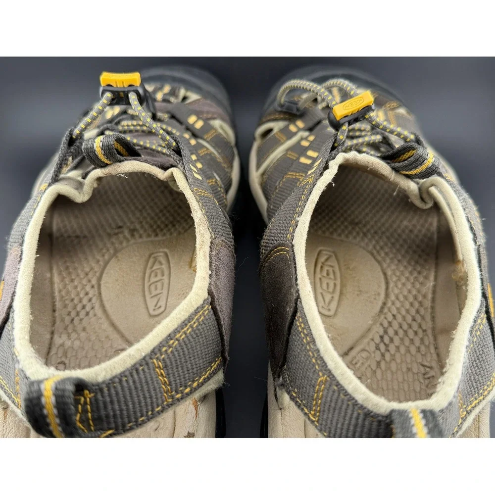 Keen Newport H2-Waterproof Hiking Sandals, Brown Yellow, 1008399, Mens 11